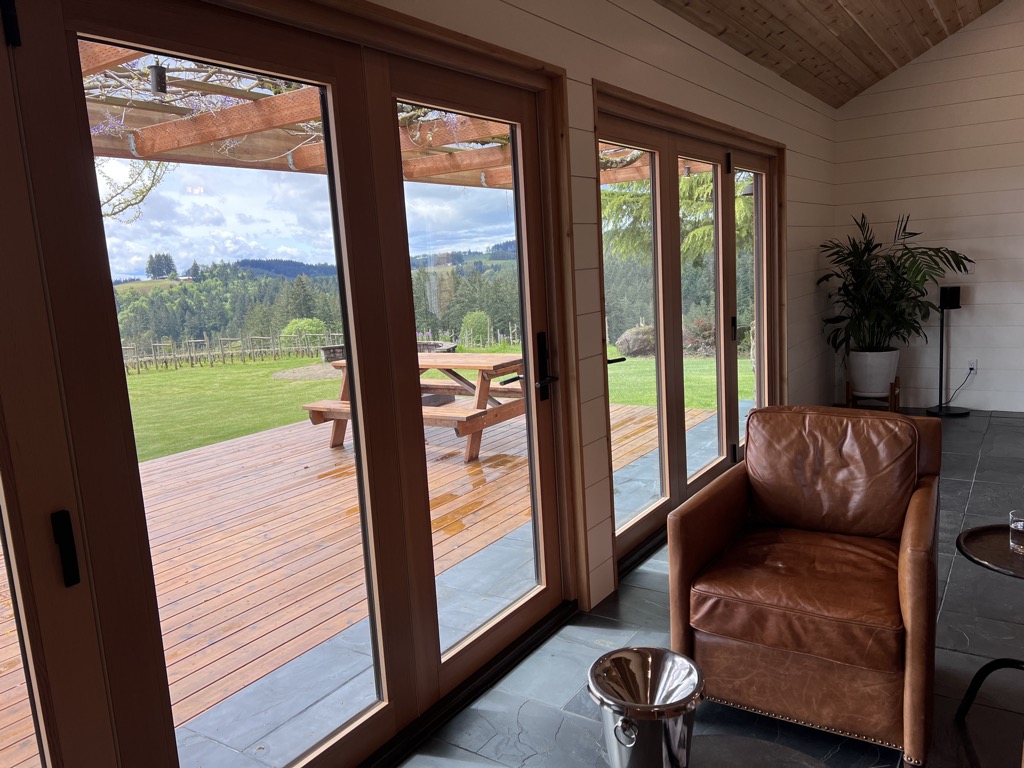 Inside the tasting room of Granville Wine Company