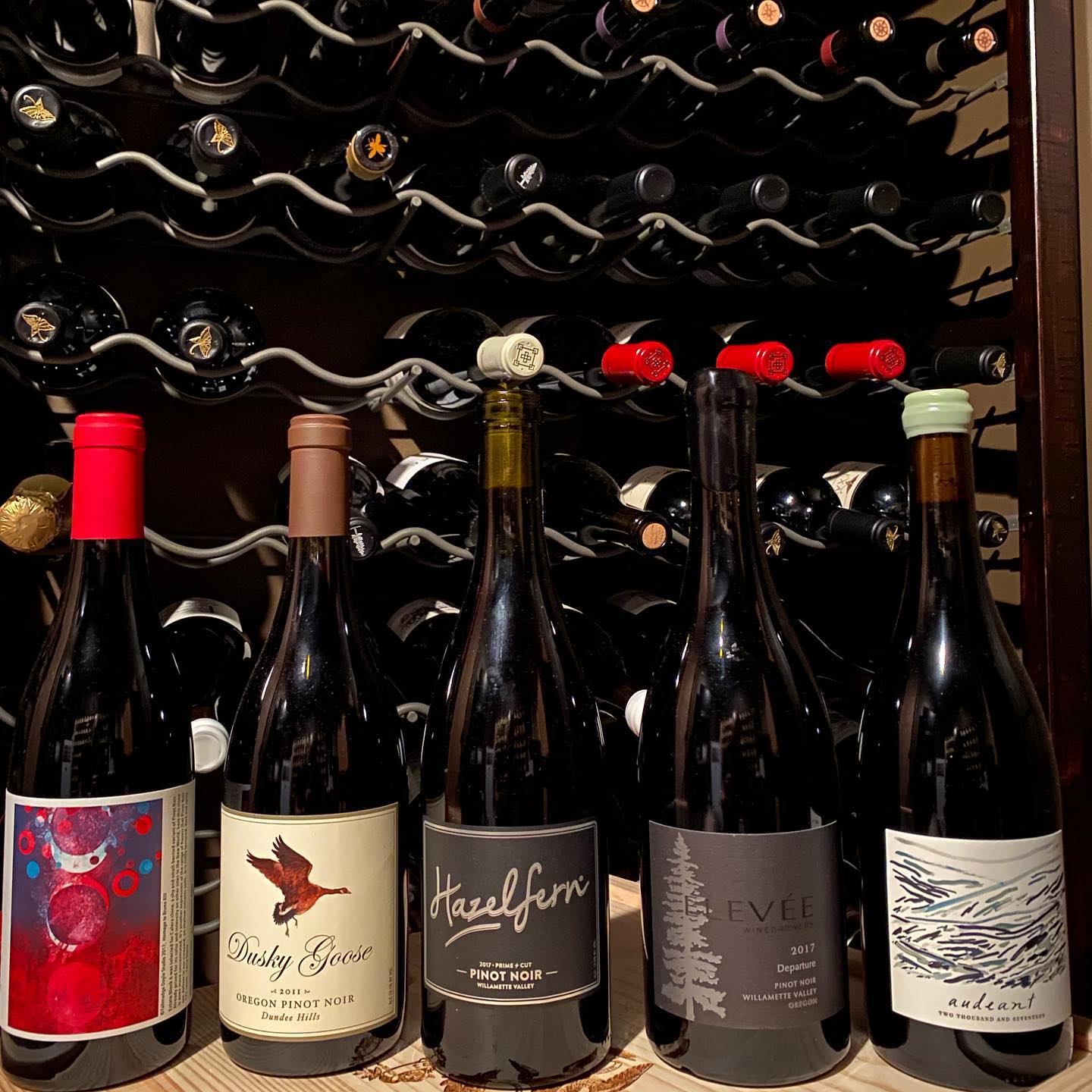 It’s International Pinot Noir Day and this evening. I went into the cellar this morning…
