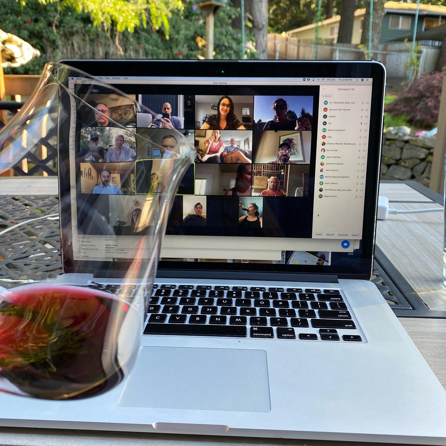 So much fun being outside, drinking wine and connecting with some amazing people. Thank…