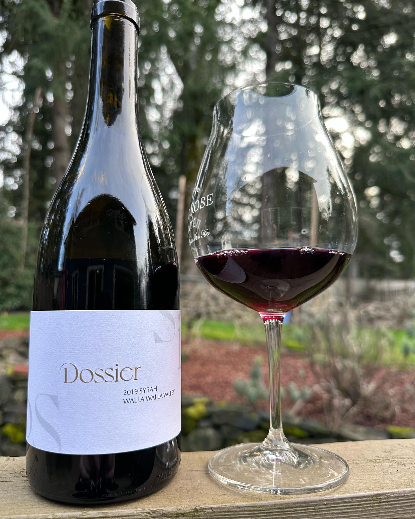 2019 Dossier Walla Walla Valley Syrah Looking Review