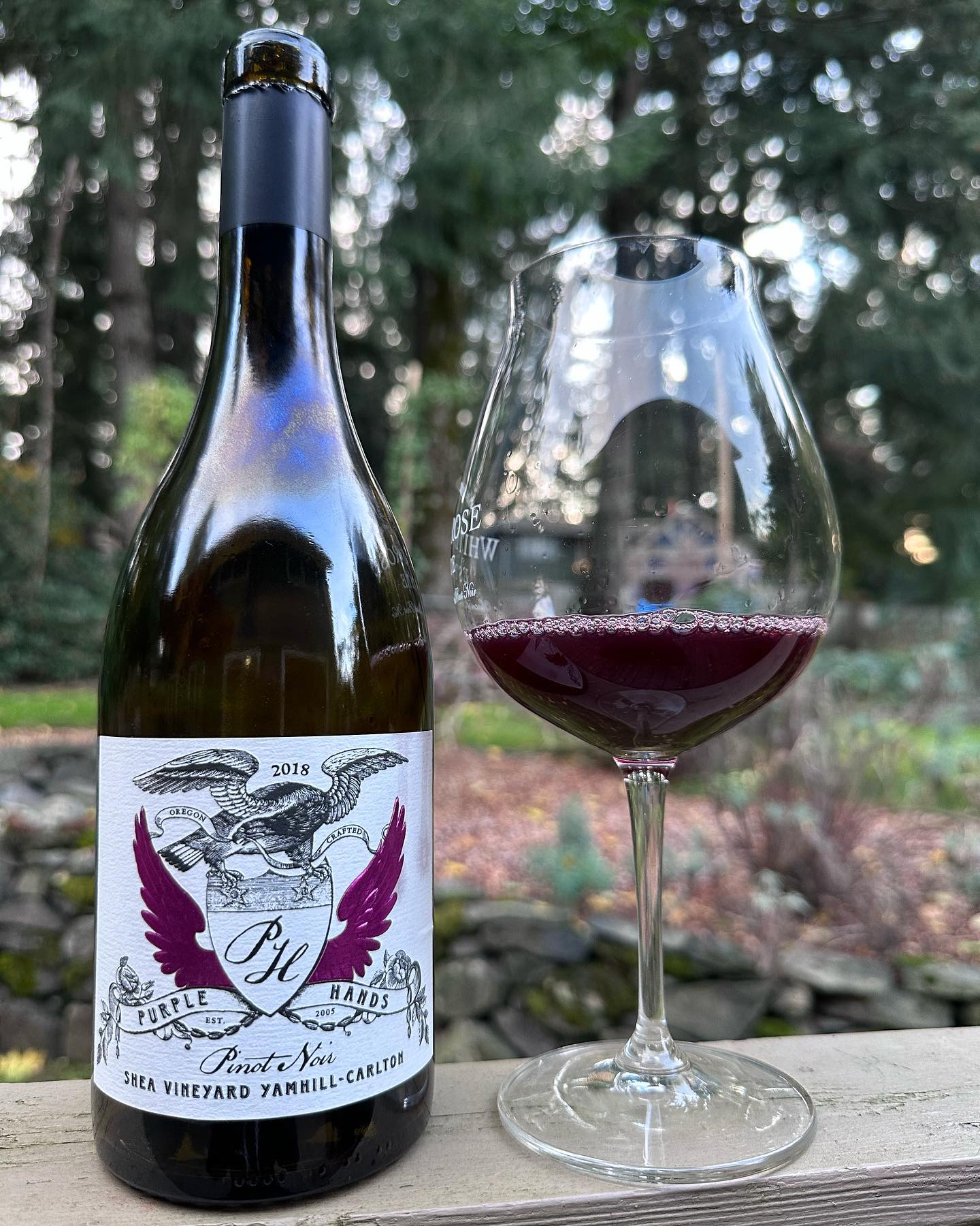 2018 Purple Hands Shea Vineyard Pinot Noir Review